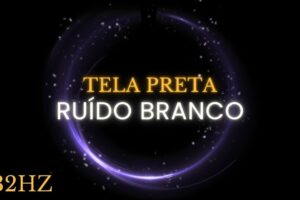 Dormir com Frequência 432hz - Ruído Branco com Tela Preta para Dormir com Muito Conforto